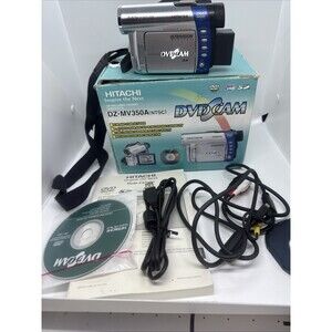 Hitachi DZ-MV730A DVD Video Camcorder with 10x Optical Zoom Tested Works
